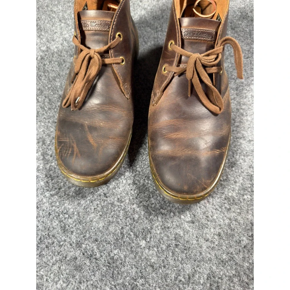 Dr. Martens Cabrillo Chukka Boots Mens 10 Brown Leather Vintage Desert Shoes